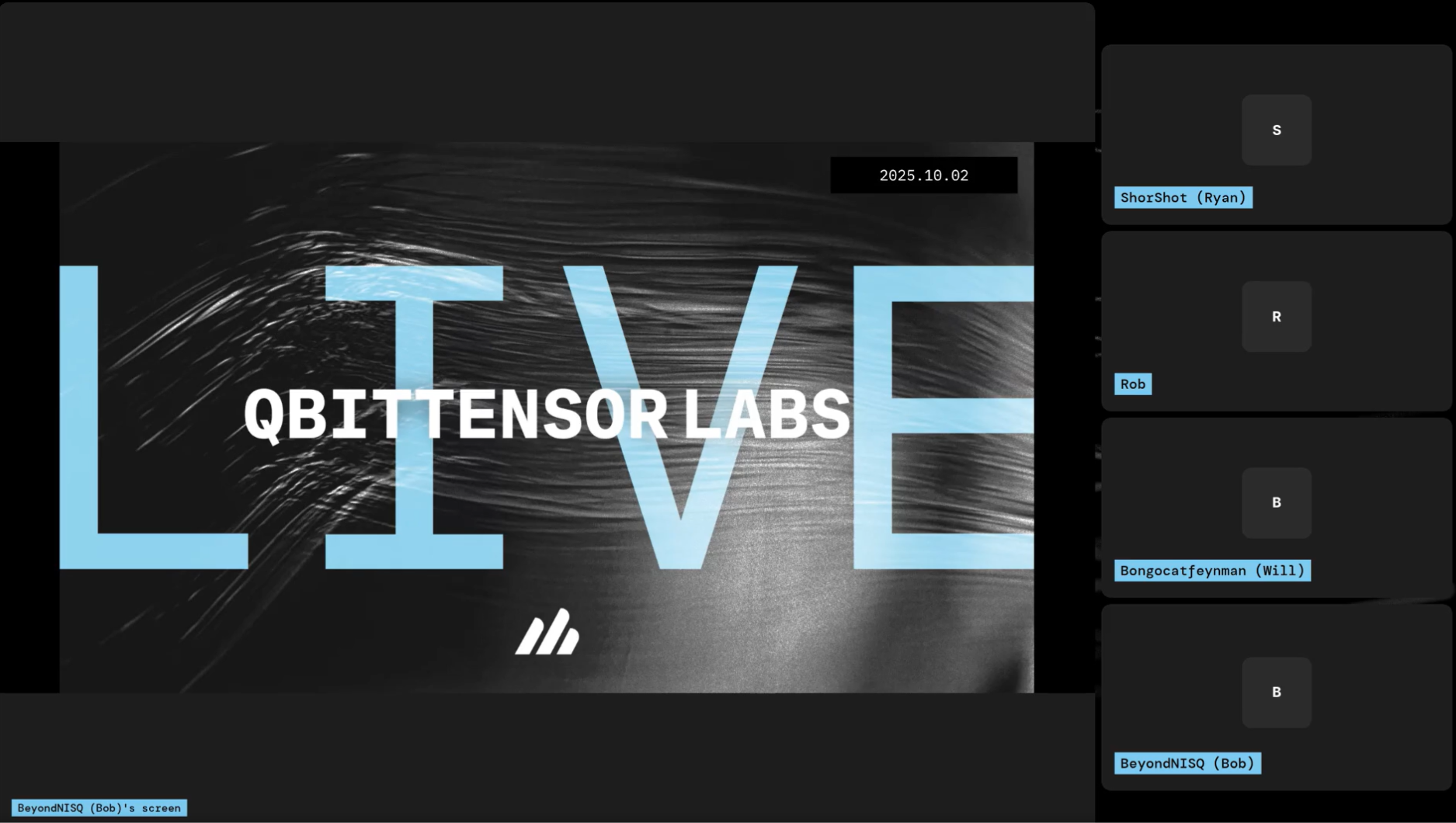 qBitTensor Labs Third Broadcast